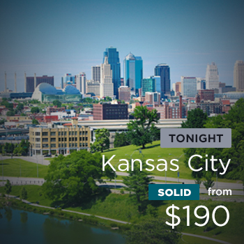 TONIGHT, Kansas City, SOLID from $190